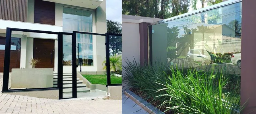 Projeto de muro de vidro
